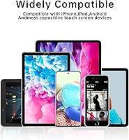 Vista 9 de Stylus (5 unidades), lápiz capacitivo 2 en 1 para pantalla táctil, alta precisión y sensibilidad, adecuado para tabletas iPhone/iPad/Android