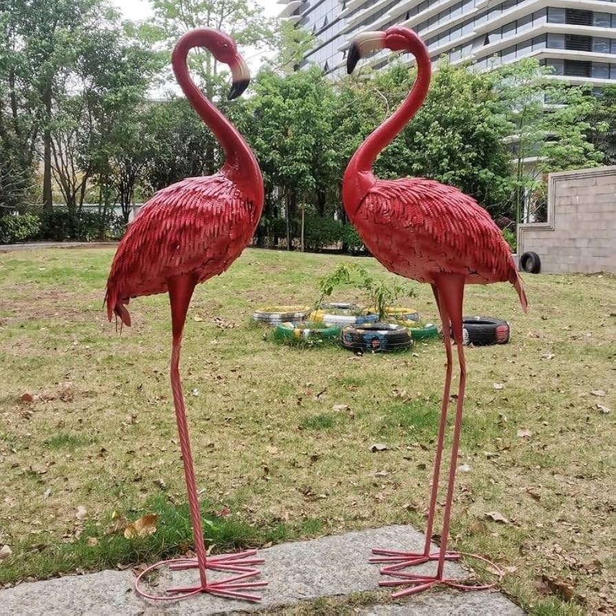 フラミンゴ　花器　オブジェ　70cm Amazon.co.jp: 【Russel】フラミンゴ 鳥 おしゃれ 屋外 庭