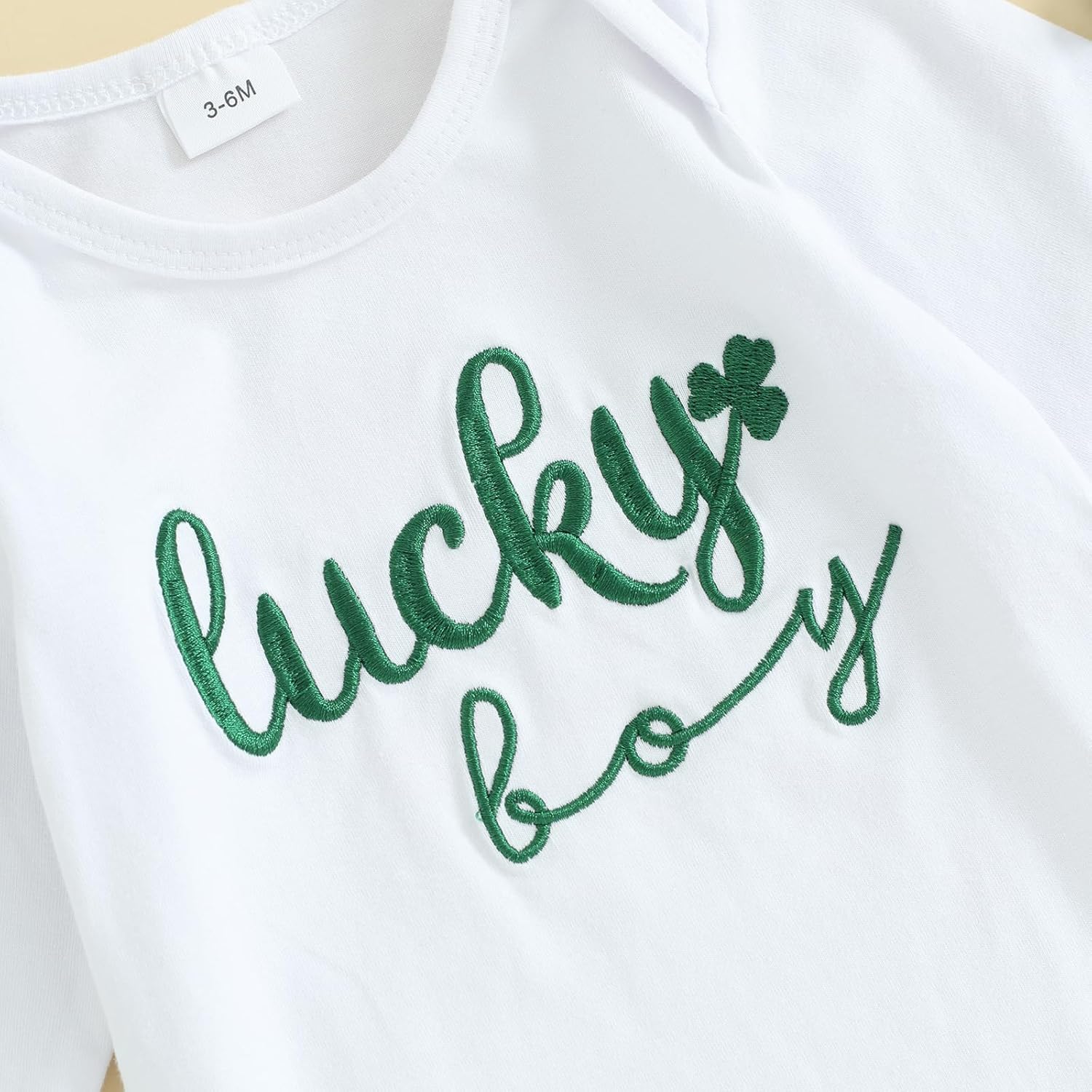 Twopumpkin Easter Baby Boy Outfit Newborn Long Sleeve Bunny Lamb Onesie Romper+Pants+Hat Infant Toddler Clothes Set - Image 4