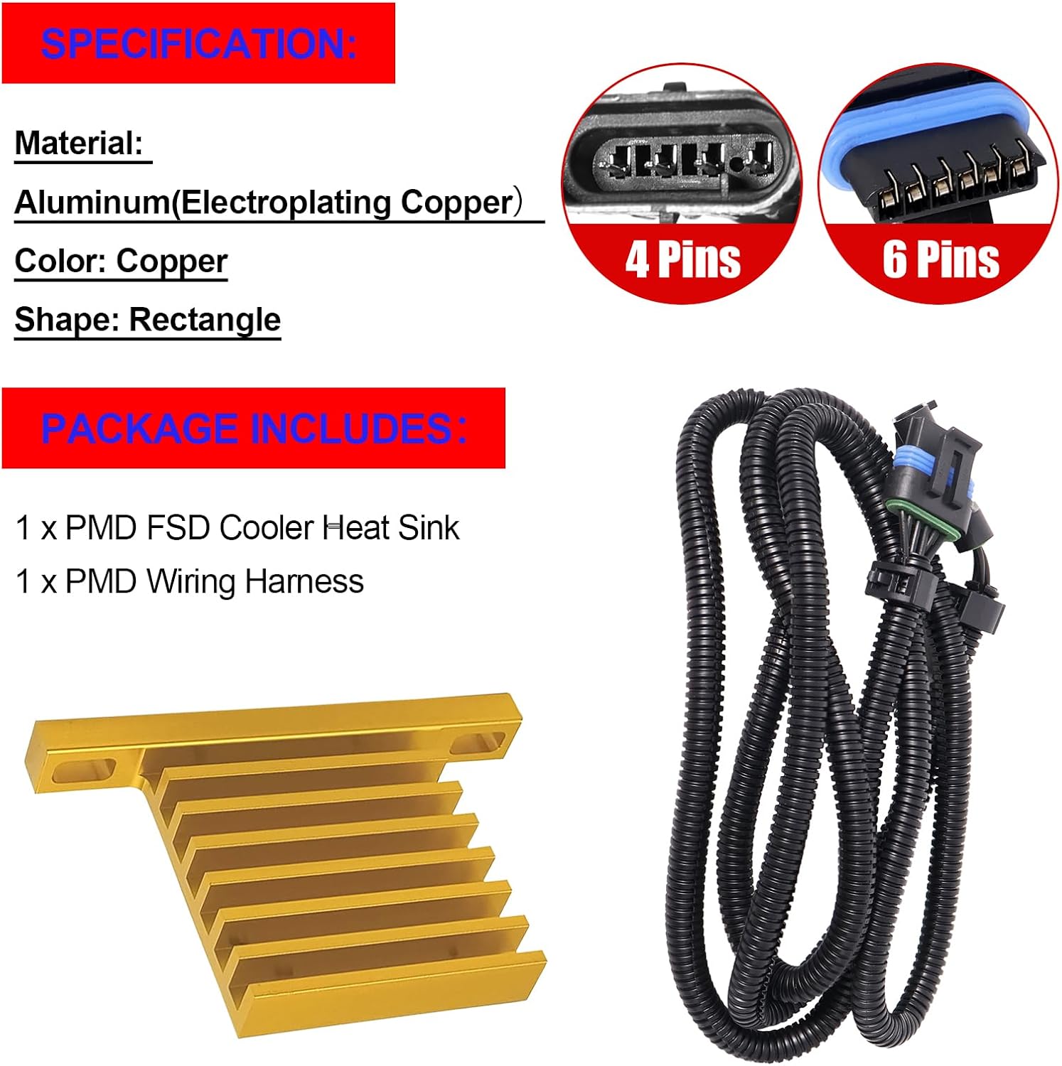 SMMS Diesel PMD FSD Fuel Pump Module Relocation Kit for GMC, for Chevrolet PMD 1994-2002 6.5L V8, Cooler Aluminum Plate Replaces OE: 904-104