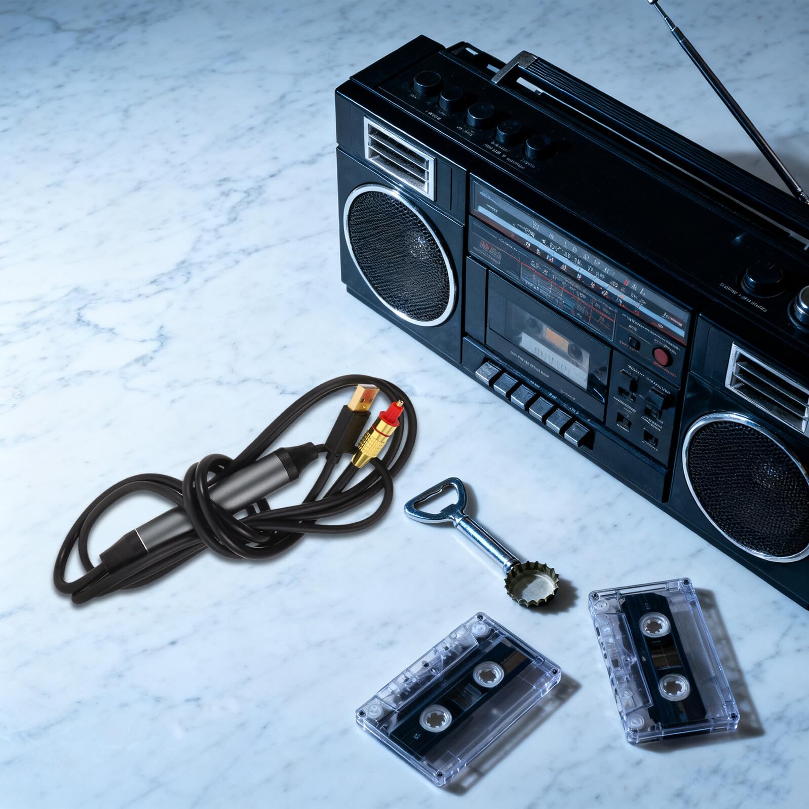 SHINEOFI Cavo Audio Digitale USB a Fibra Ottica, Trasferimento Digitale e Segnale Stabile per Dispositivi Audio e Home Entertainment