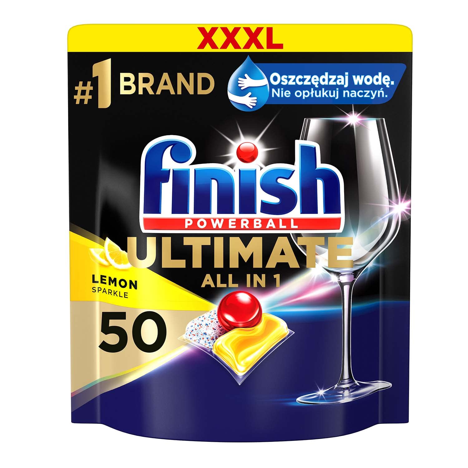 Finish Ultimate Plus Dishwasher Tablets 52's Lemon