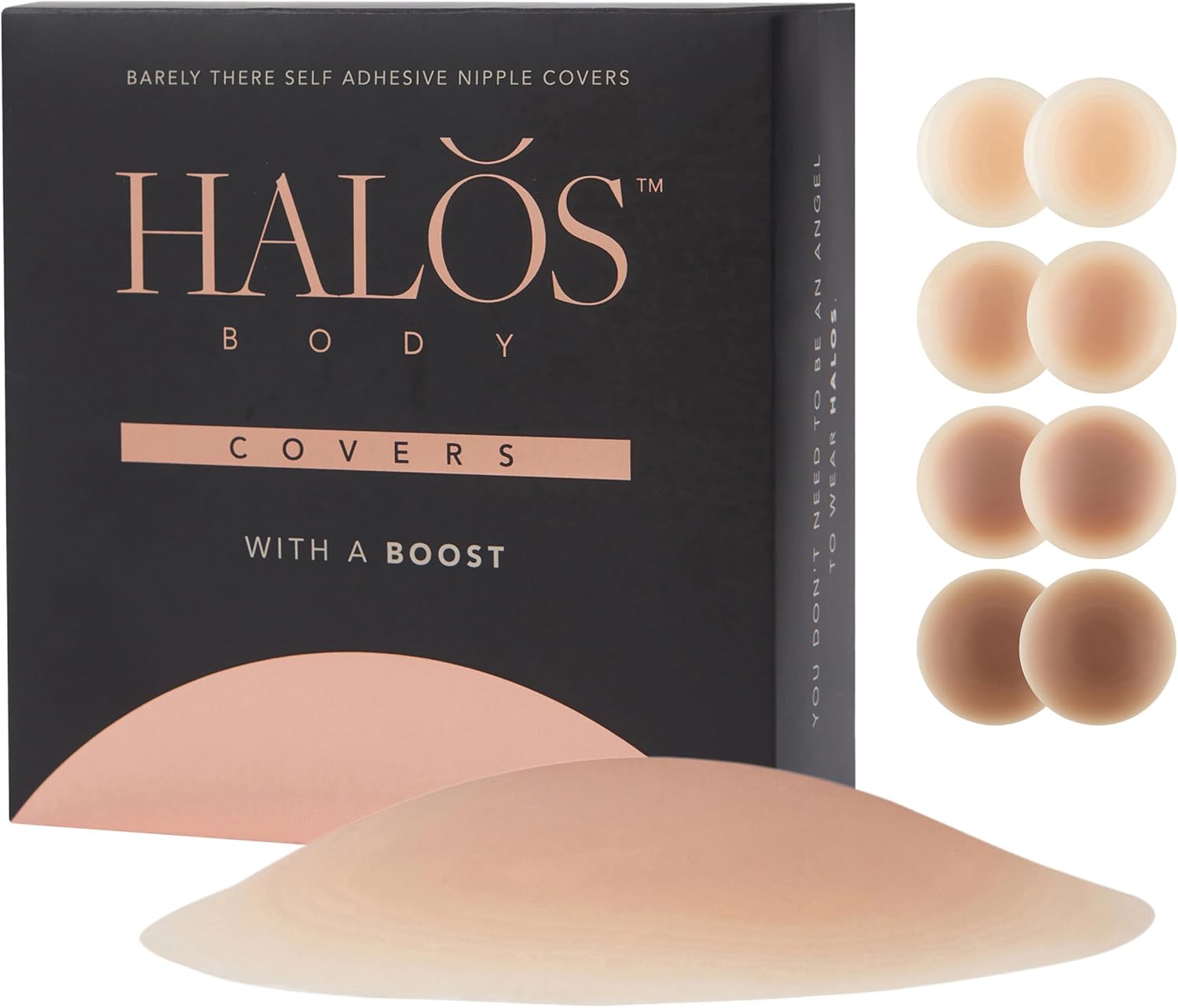 Padded Nipple Covers – Enhancing Pasties with Extra Coverage – Reusable Silicone Design for Sensitive Skin