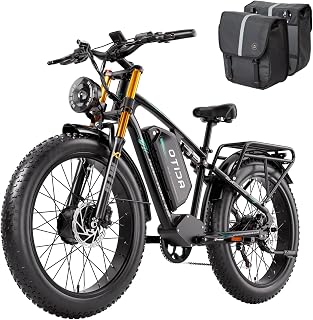 Peak 6000W Dual Motor Electric Bike for Adults 42MPH with 52V 30Ah,Up to 100 Miles