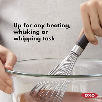 OXO Good Grips 3-Piece Angled Measuring Cup Set & Good Grips 11-Inch Better Balloon Whisk