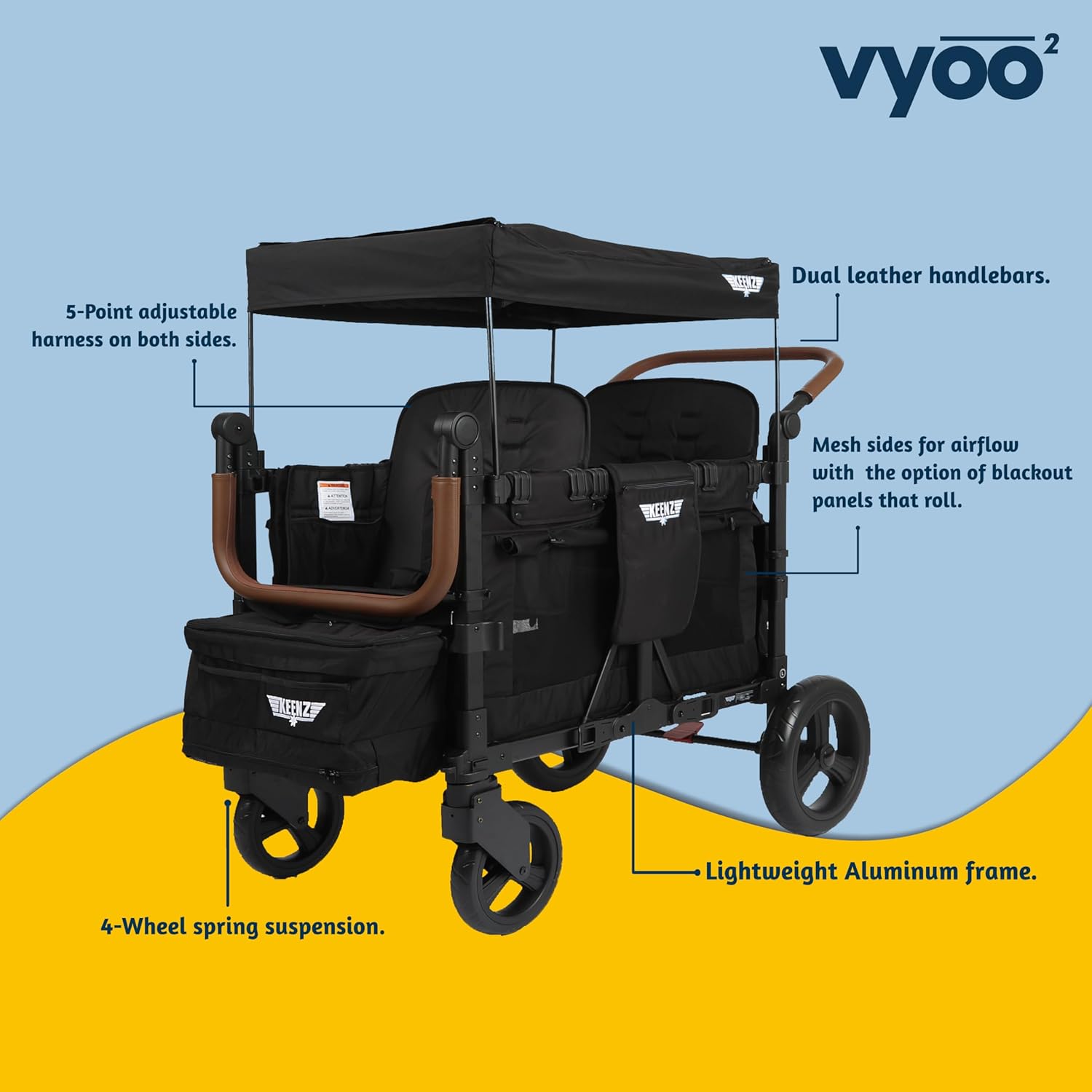 Keenz VYOO Stroller Wagon - Image 4