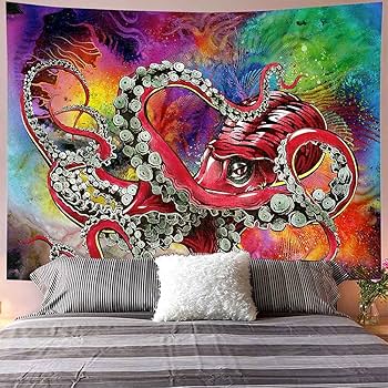 絵画デザイン・タペストリー Amazon.co.jp: 独特の奥深い美学！サイケデリックアート