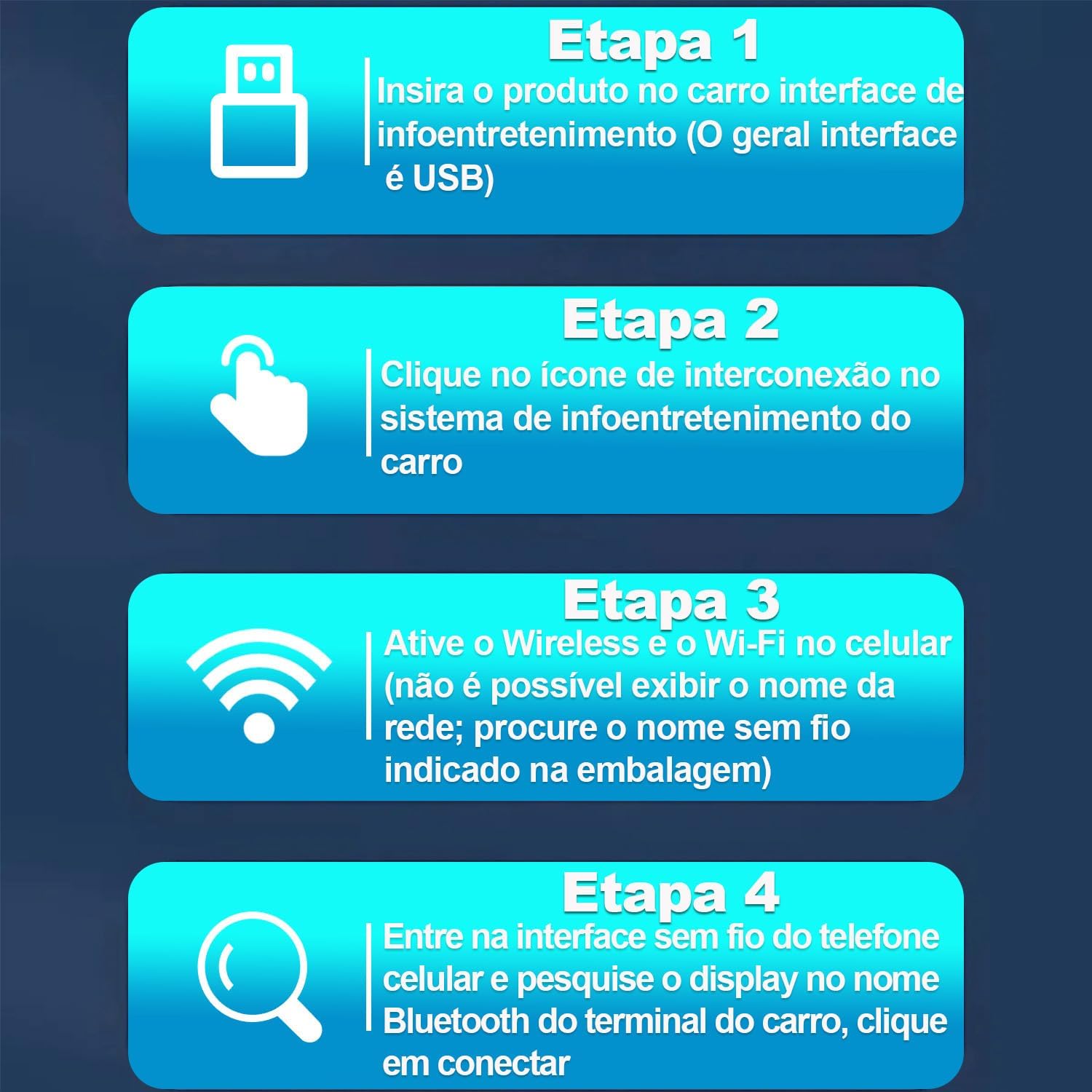 Adaptador automotivo 2 em 1 sem fio CarPlay Android Mini USB Dongle, Plug & Play, converte CarPlay original com fio para carro sem fio, para carros 2016-2024 com CarPlay com fio de fábrica | Android Adaptador automotivo 2 em 1 sem fio CarPlay Android Mini USB Dongle, Plug & Play, converte CarPlay original com fio para carro sem fio, para carros 2016-2024 com CarPlay com fio de fábrica | Android