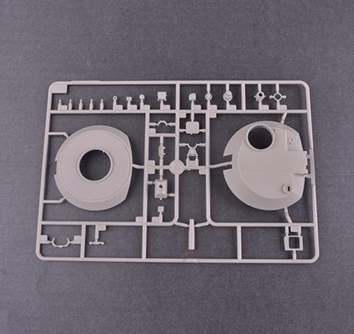 Miniatura 7 de Tank 3D Puzzles Plastic Model Kits, 135 Scale Russian T-80U MBT Model, Adult Toys and Gift