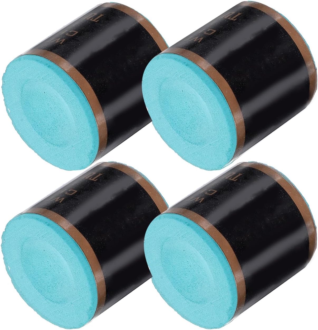 KICHOUSE 4Pcs Wear Resistant Pool Cue Chalk Set Professional Billiard Chalks for Pool Table Accessories Portable and Essential for Billiards Enthusiasts