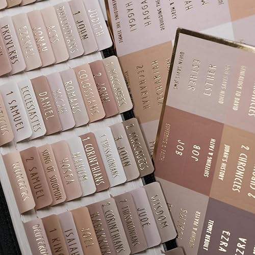 Miniatura 19 de UPAFEXXI -Pestañas de la Biblia35 Rosado,Azul,Capuccino,Capuchino español,Resúmenes Chocolate,Resumen Tono de la Tierra,Resúmenes Green,Resúmenes