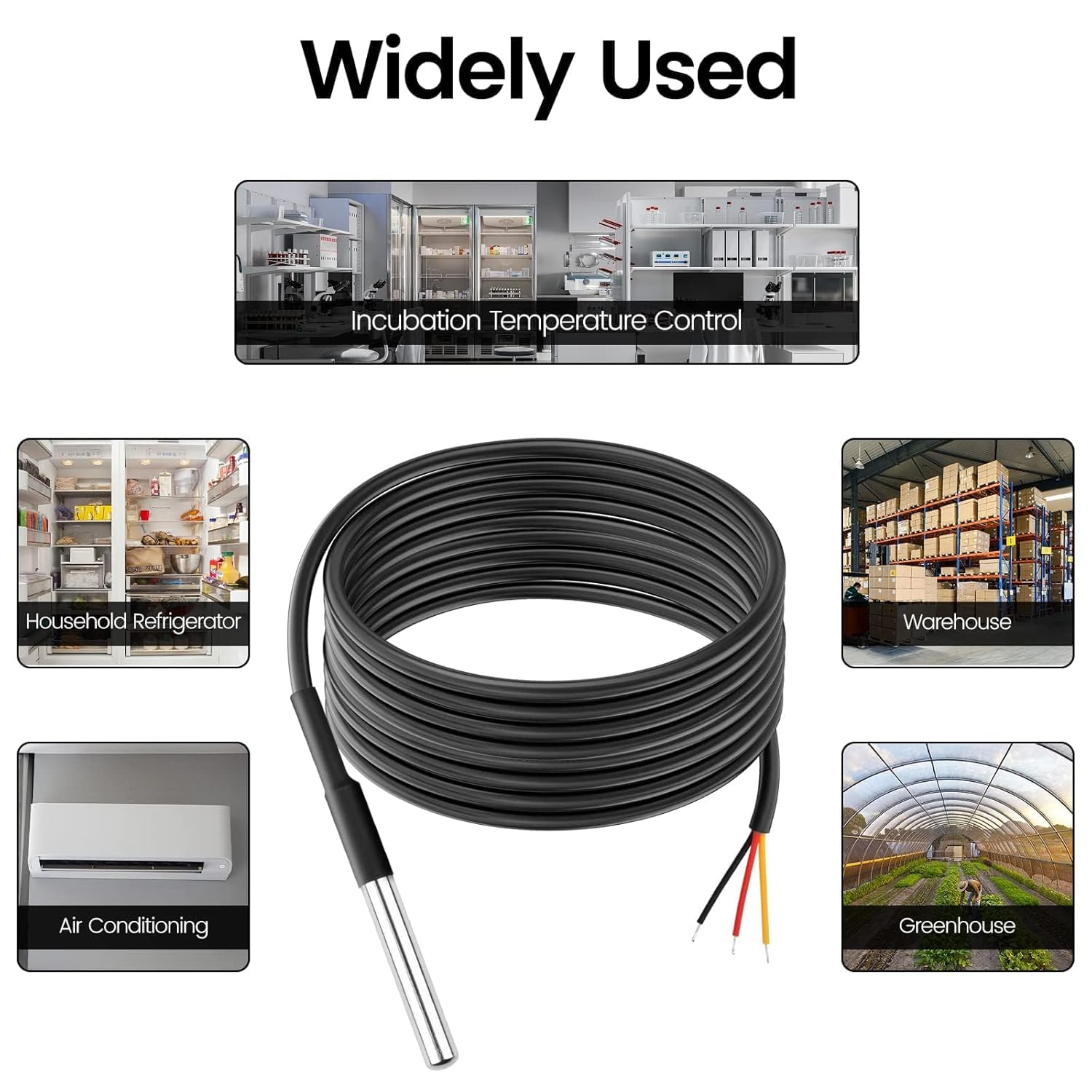 Diymore 8pcs DC Voltage Display Mini Digital Voltmeter - 0.28" 2 Wire DC 2.5V-30V Blue/Yellow/Red/Green LED Voltage Readout Tester