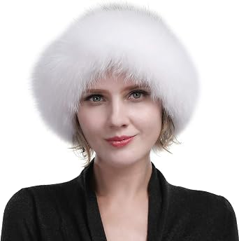 Winter Fur Hat for Women,Warm Knitted Real Mink Fur Hat,Best Gift