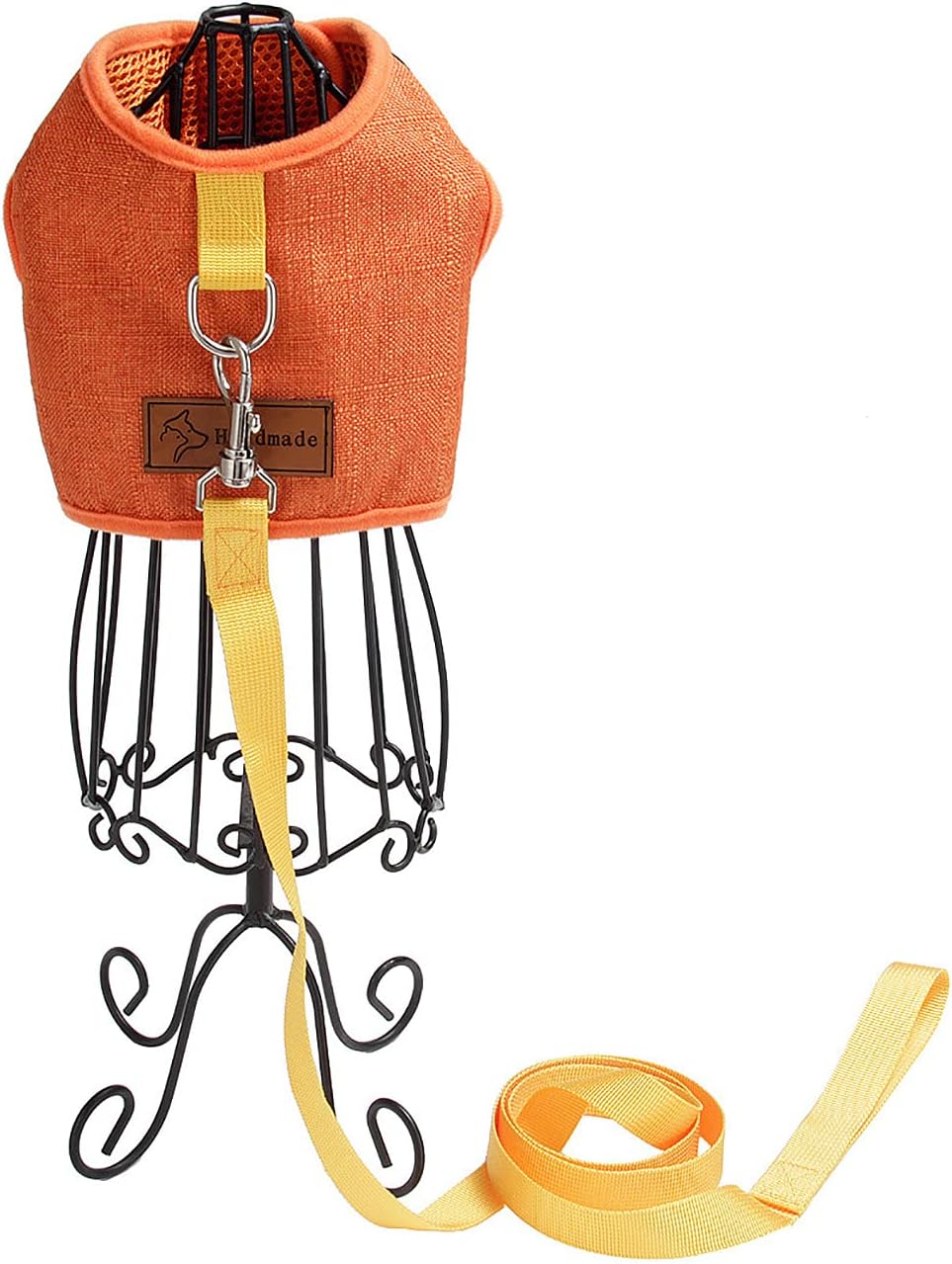 ハーネス 犬用ハーネス 犬胴輪 犬 猫用 上等 小型犬 中型犬 メッシュタイプ 首輪 引っぱり防止ハーネス オレンジ 胴輪 散歩 S 猫用首輪 通気 可調節