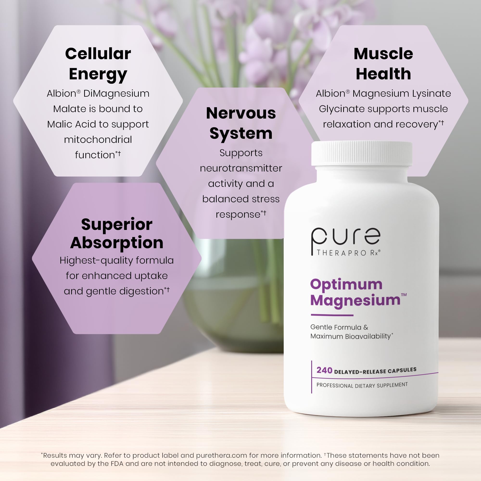 Optimum Magnesium, Energy & Sleep Support, 240 Capsules — Amazon image 4