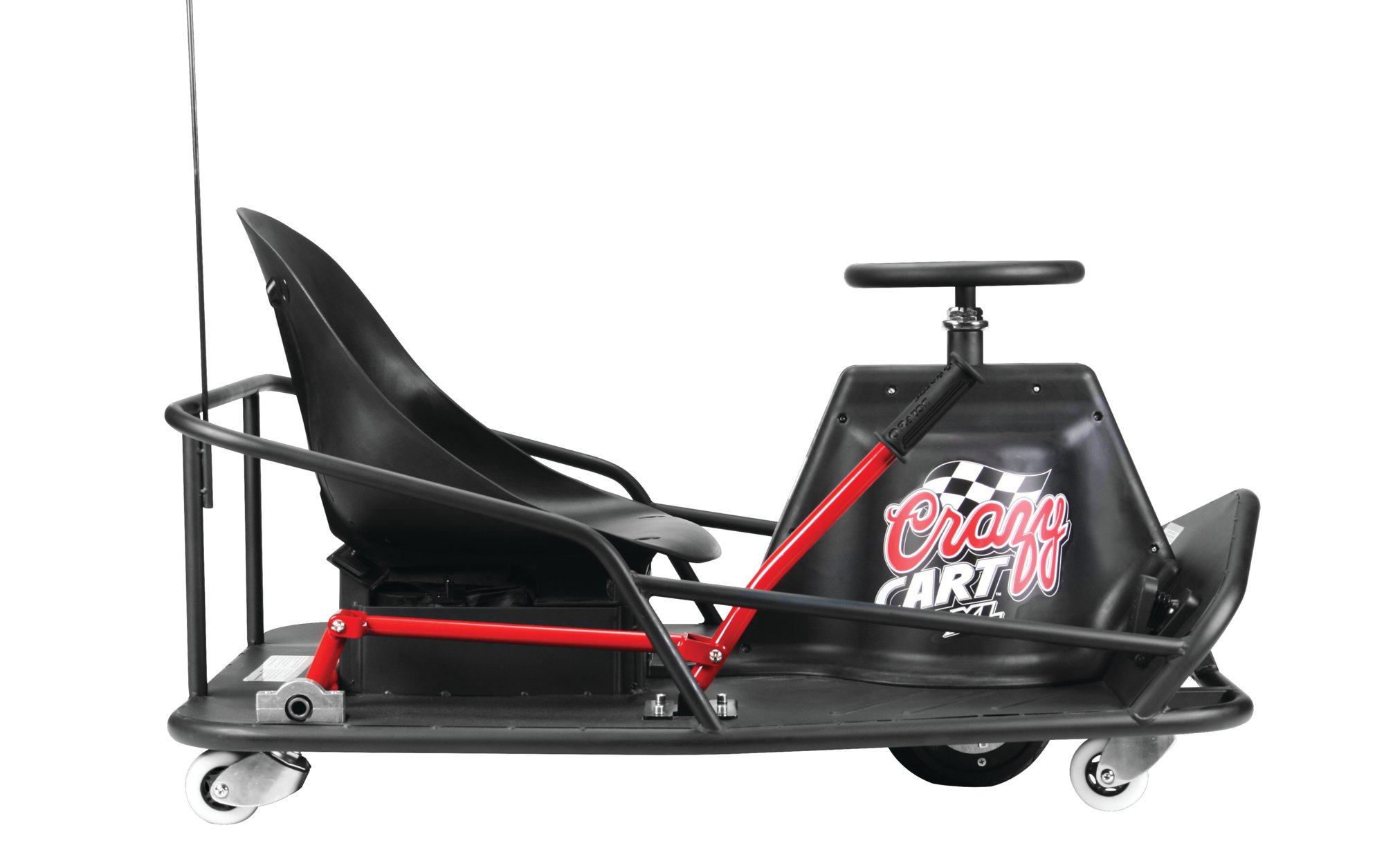 Razor Crazy Cart XL for Adults Ages 16 36V Electric Drifting Go Kart - Variable Speed Up to 14 mph Drift Bar for Controlled Drifts Adult-Size Fun for Adults up to 240 lbs | Iconic Wheeled Rid product thumbnail 3