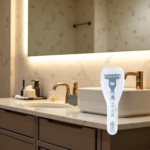 Miniatura 7 de Portátil de viaje para hombre, protector de maquinilla de afeitar manual, cubierta de caja de plástico, contenedor de almacenamiento de afeitadora,