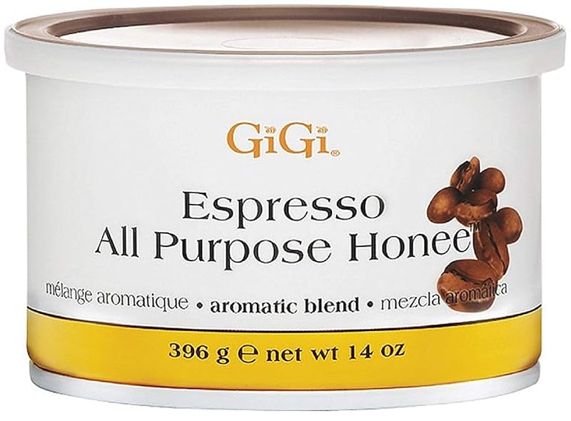 Cera depilatória GiGi Espresso All Purpose Honee, pacote com 2