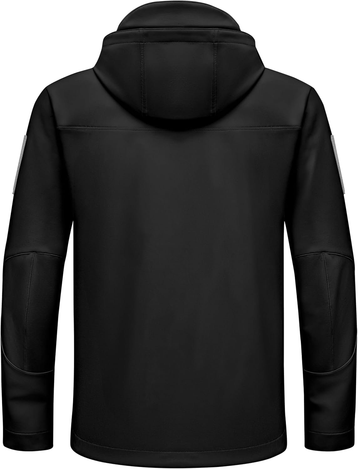 Little Donkey Andy Men's Softshell Jacket Hooded Light Waterproof Tactical Jacket Fleece Windbreaker Jackets with 8 Pockets - Image 7