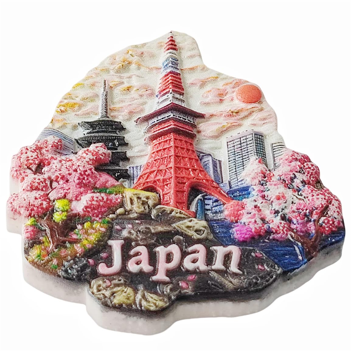 Magnete Frigorifero 3D Tokyo Tower – Souvenir Giappone In Resina – 7x5 Cm – Regalo Viaggio - 3