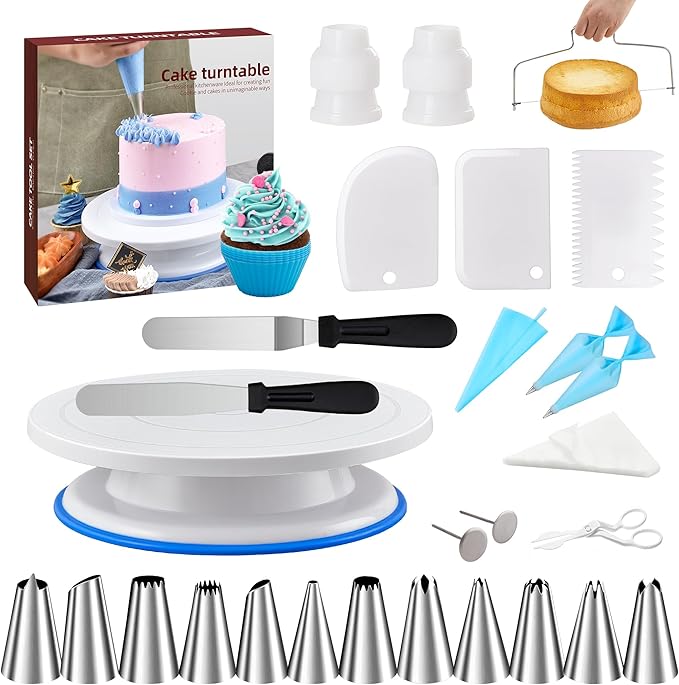 Cake Decorating Tools Supplies Kit - 82Pcs Baking Accessories with