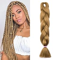Vista 99 de Benehair 1 paquete de 1 paquete de extensiones de cabello trenzado de 24 pulgadas, extensiones de cabello sintético de alta temperatura, extensiones