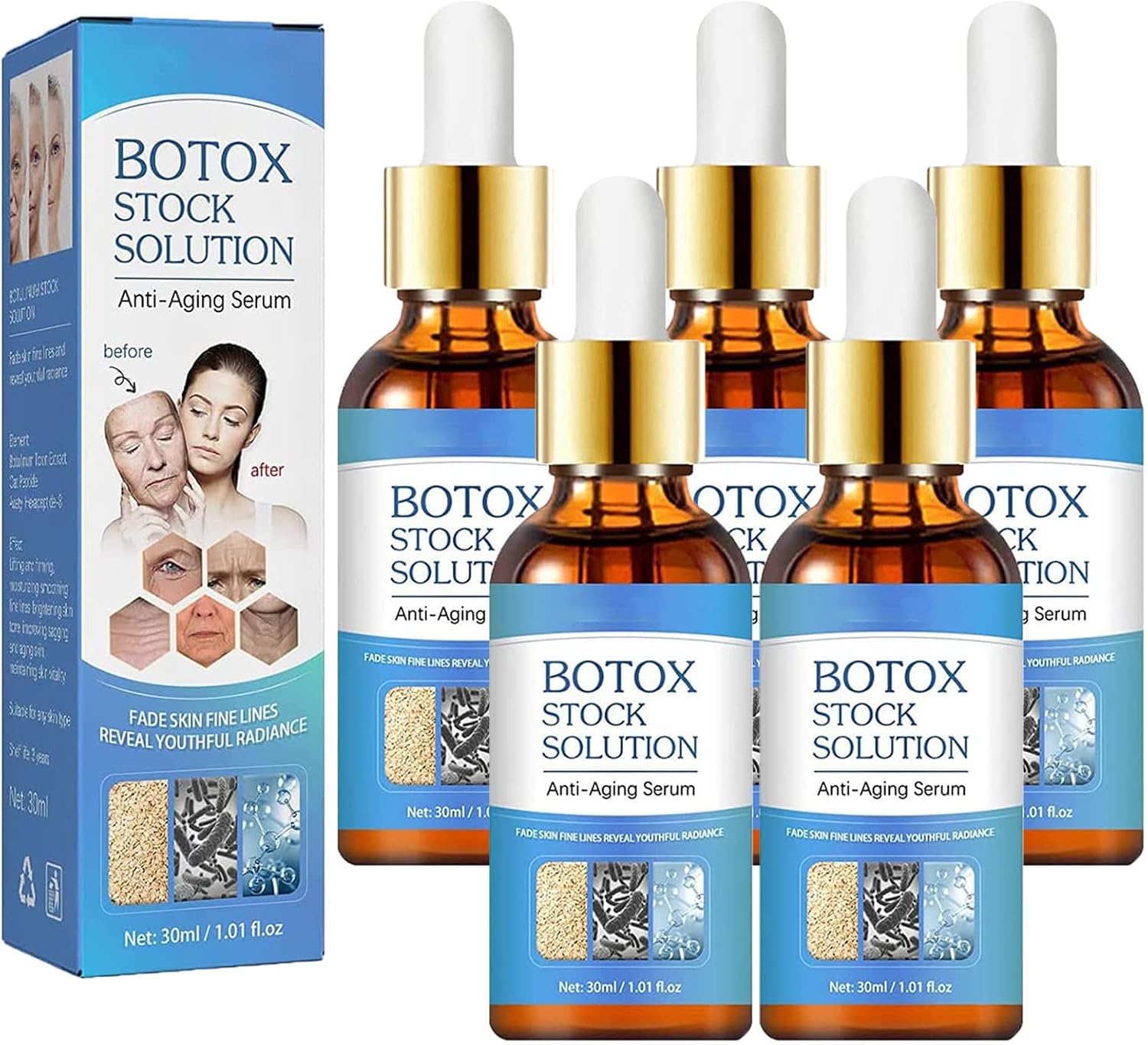 Botox Face Serum, Botox Stock Solution Facial Serum, Botox in a Bottle ...