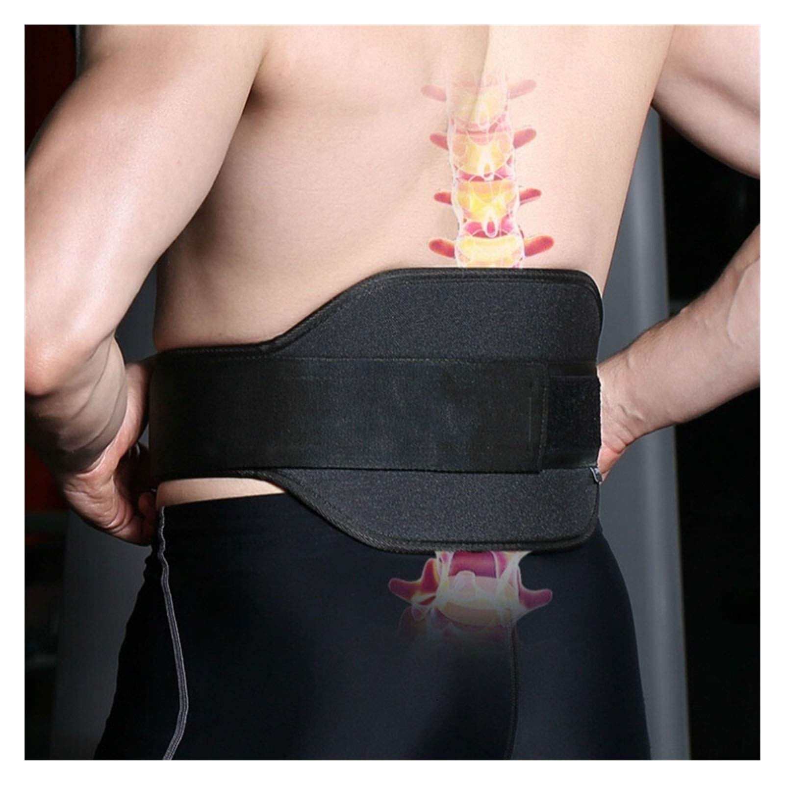 DSMYYXGS Ceinture de maintien pour haltérophilie pour entraînement du dos et des lombaires Unisexe Taille L
