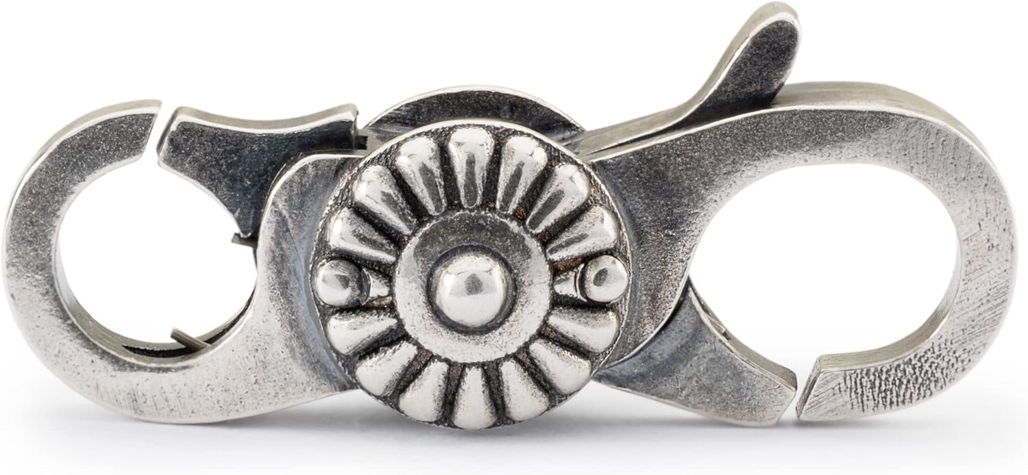 Trollbeads Daisy Clasp - Sterling Silver Charm for Personal Adornment