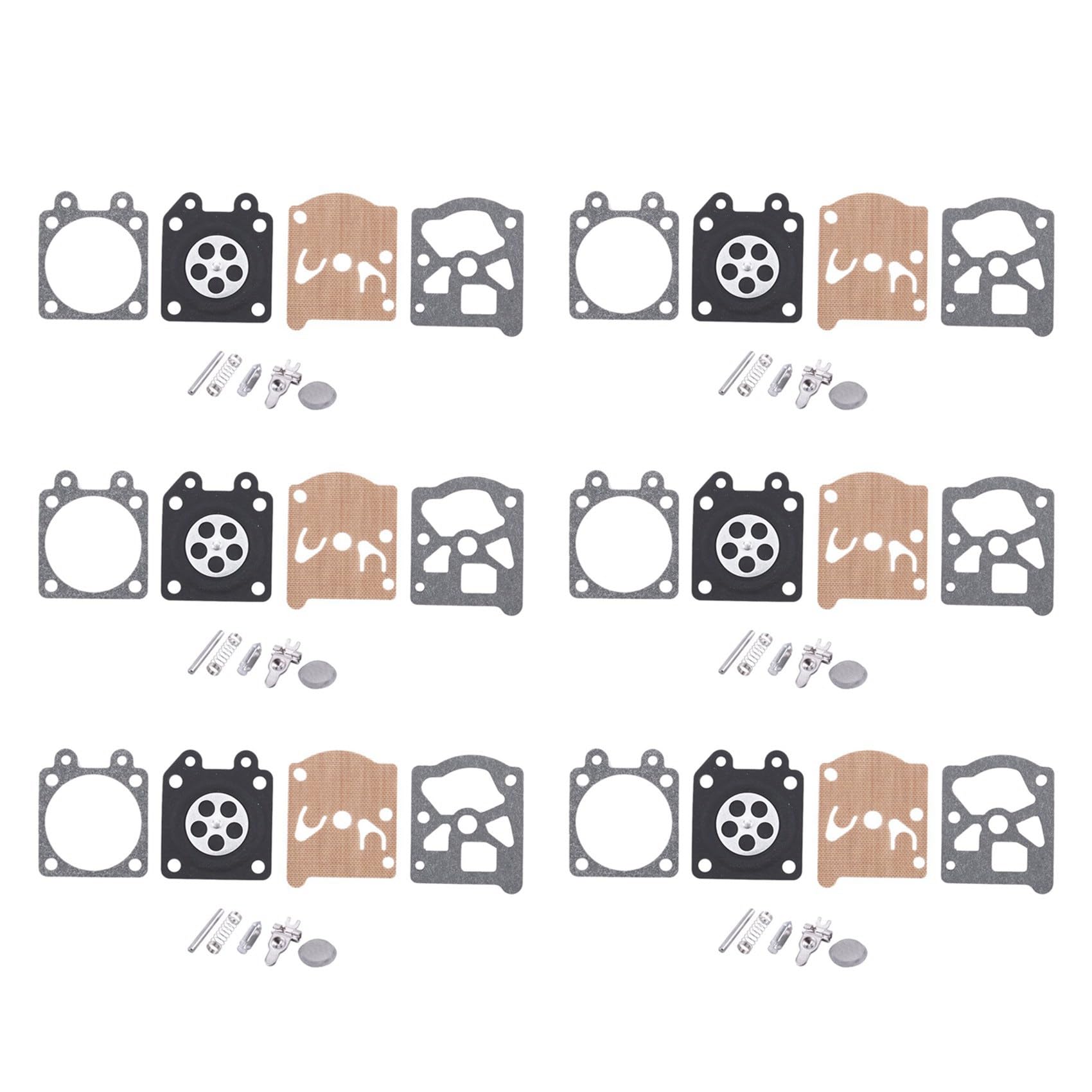 6X Carburetor Diaphragm Kit for MS170 MS180 MS210 MS230 MS250