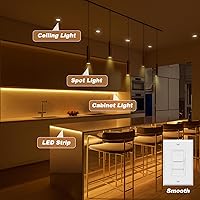 Vista 7 de Controlador LED regulable de 12 V, transformador LED Triac ELV/MLV de 60 W compatible con interruptores Lutron y Leviton, fuente de alimentación LED