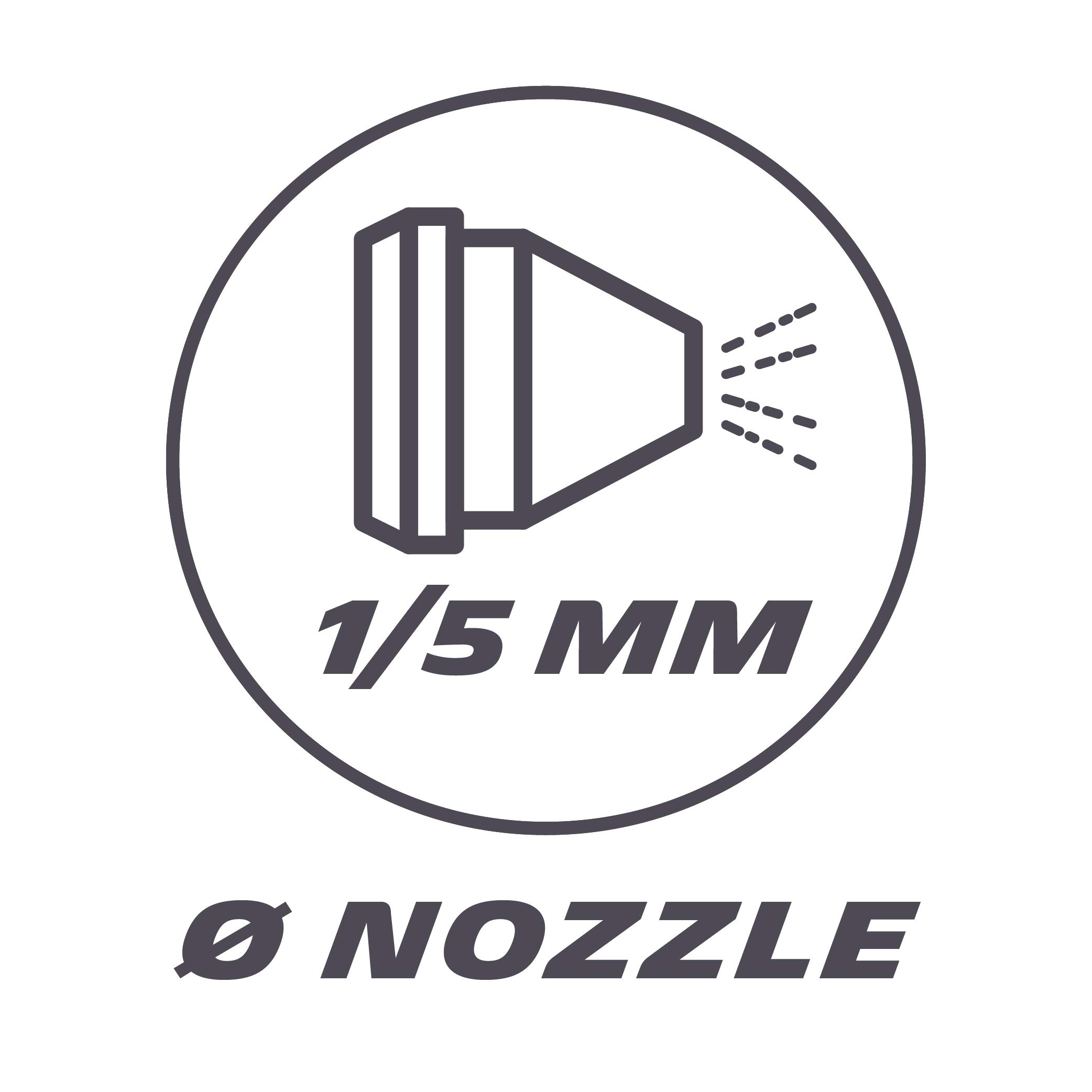 MICHELIN - Pistola professionale per verniciatura a spruzzo tipo aspirante con serbatoio da 1 L - ugello da 1,5 mm - Consumo d'aria : 200-300 l/min - Pressione massima : 3-5 bar