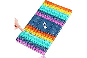 Big Pop Game Fidget Toys: Pop Chess Board Game with Dices for...