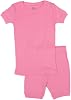 Leveret Solid Shorts Pajamas Boys & Girls 2 Piece Pajama Set 100% Cotton Size 2-10 Years