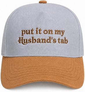 Funny Hats for Women, Embroidered Baseball Caps, Women Birthday Gift Ideas