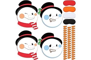 Qierler Pin The Nose On The Snowman Game