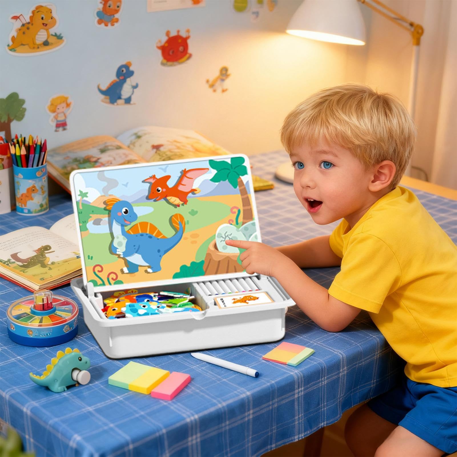Magnetyczna Puzzle Edukacyjne Dla Dzieci, Dwuletnie Dopasowanie | 32x25x8 Cm, Ga Przebierania Się, Zabawna Twarz Magnetyczna Gra W Podróż, Przenośne I, Dla Przedszkola, Wakacje,