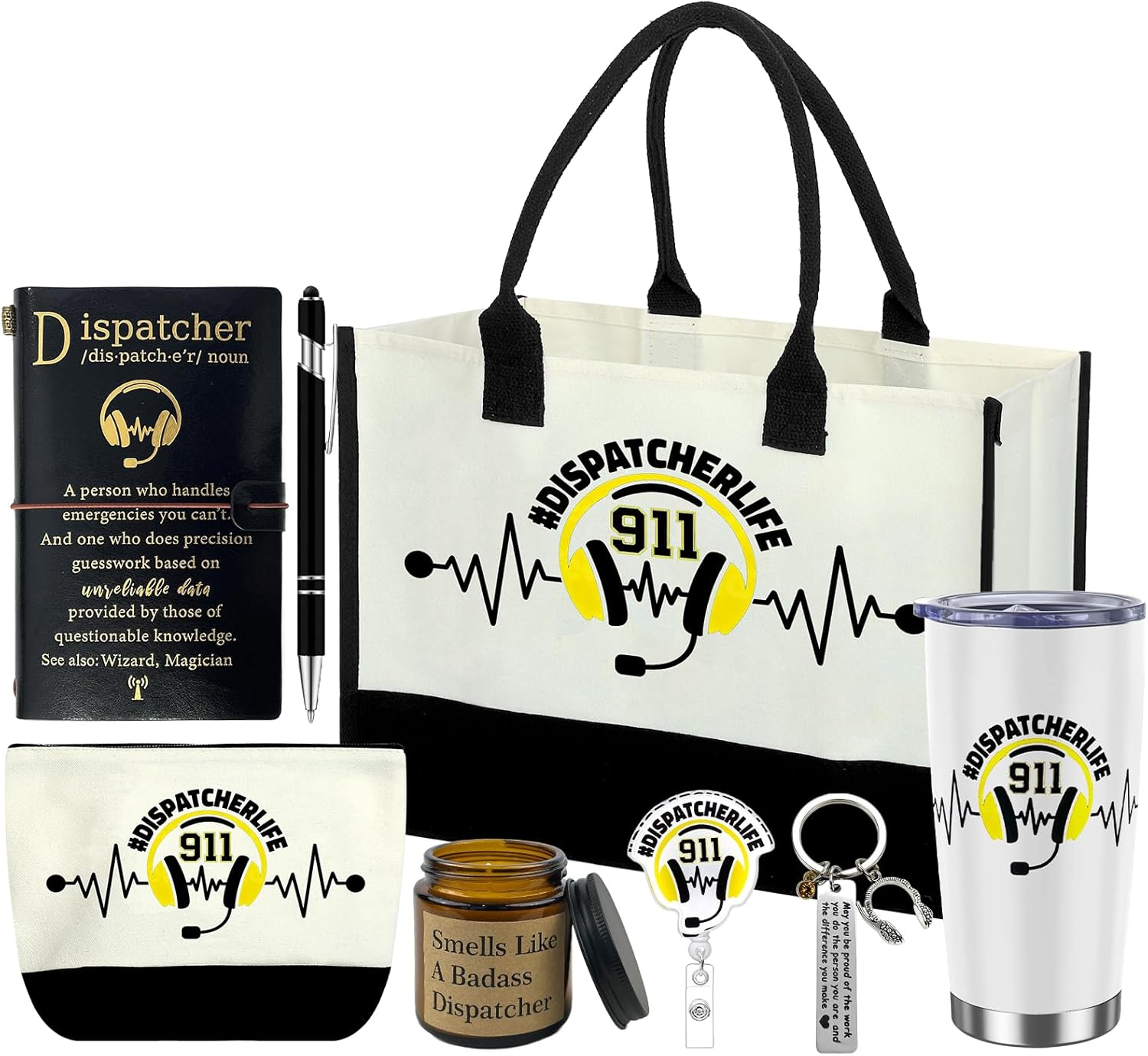 8 Pcs Phlebotomist Gifts for Women Including Large Tote Bag Cosmetic Bags Tumbler Cup Plush Socks Metal Keychain Card and Envelope for Phlebotomist Week Nurse Day Graduation Birthday Gifts
