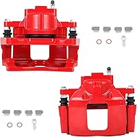 Vista 10 de SCITOO 18-B4791 18-B4790 Pinzas de freno de disco delanteras izquierda y derecha con soporte para Ford para Excursion 2000-2005, para Ford