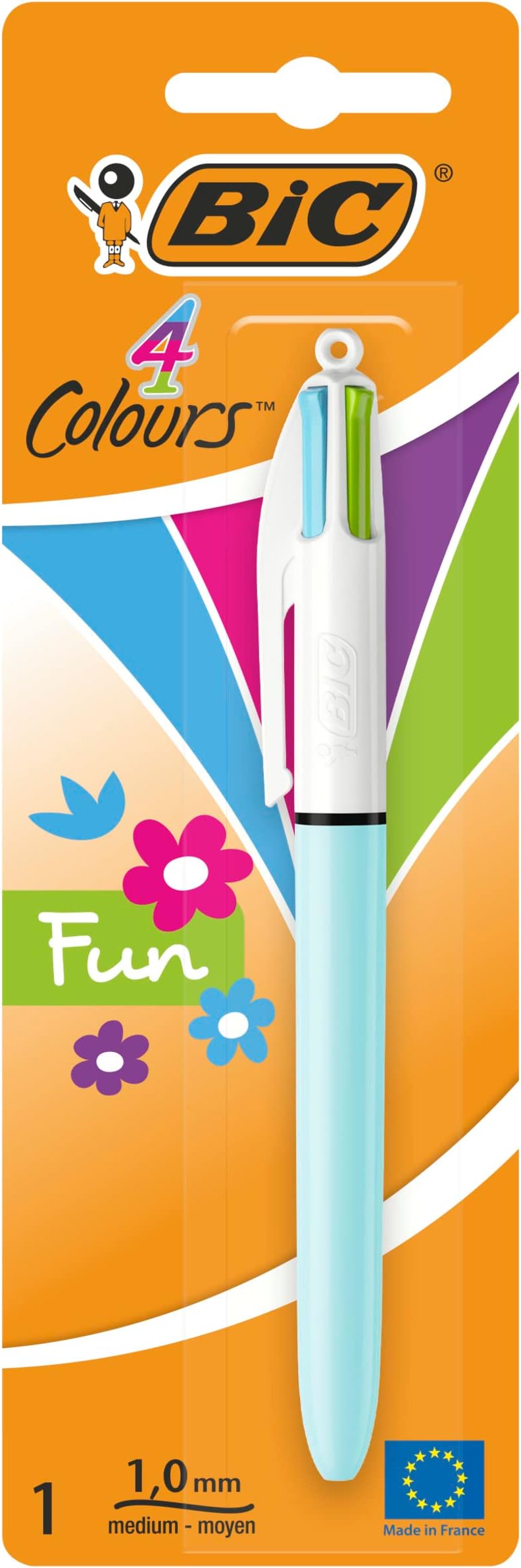 Bic - 4 Colours Fashion - Blister de Stylo-Bille