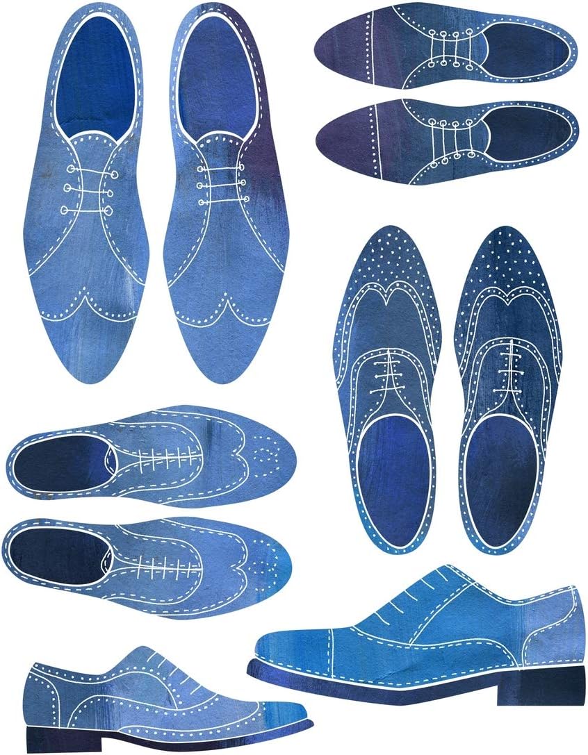 Notes: A Blank Lined Journal with Blue Brogue Shoes Cover Art