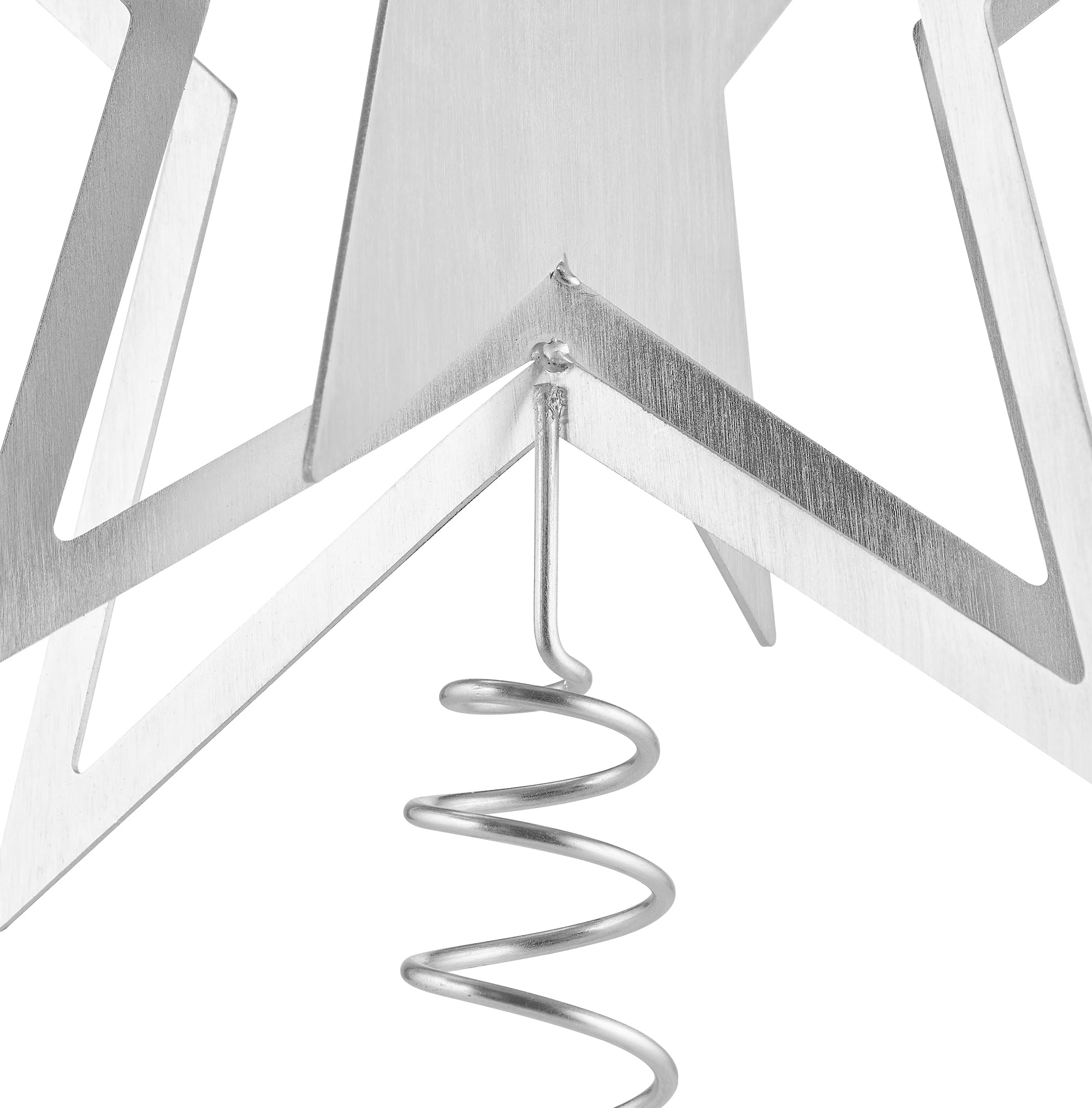 blomus Weihnachtsbaumspitze -KITAI- | Christbaumspitze Stern | Weihnachtsschmuck (Silver, M)