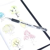 Pentel Arts Hybrid Technica 0.6 mm Pen, Fine Point, Black Ink, Box of 12 (KN106-A) – view 7