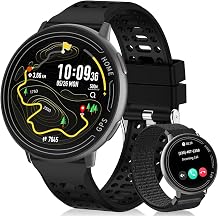 GPS Smart Watch for Men, 1.39" AMOLED Screen Smartwatches, GPS, AI, Bluetooth Call & Text, Health, 100+ Sport Modes Sleep 3ATM Waterproof Activity Fitness Tracker, Smartwatch for Android iPhone