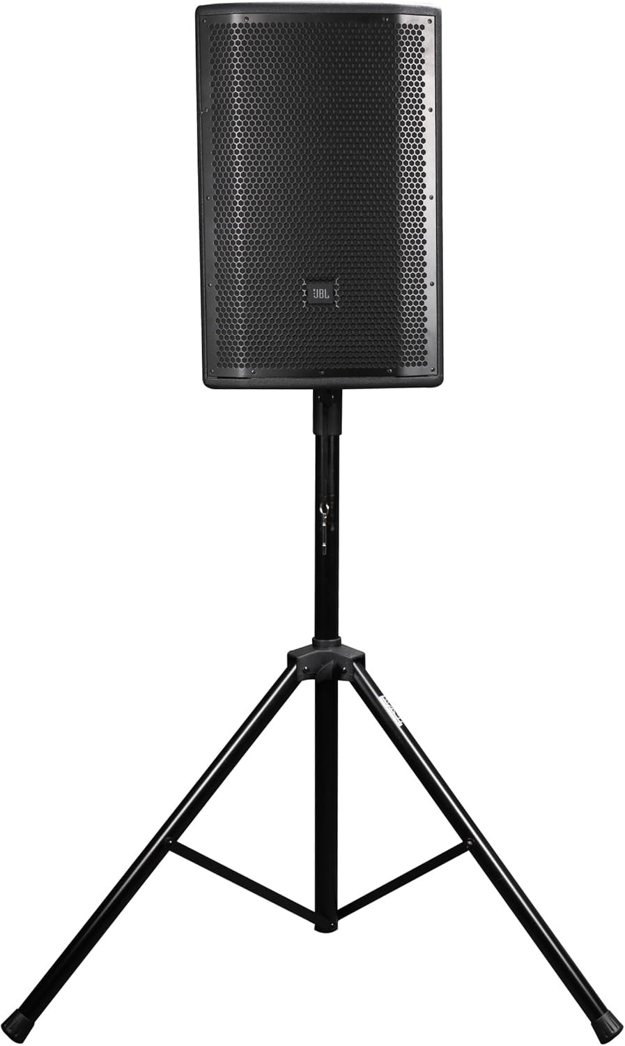 Rok-It Heavy Duty Speaker Stand with Tripod Base and Height Adjustable from 47" to 70", 110lb Weight Capacity (RI-SPKRSTD)