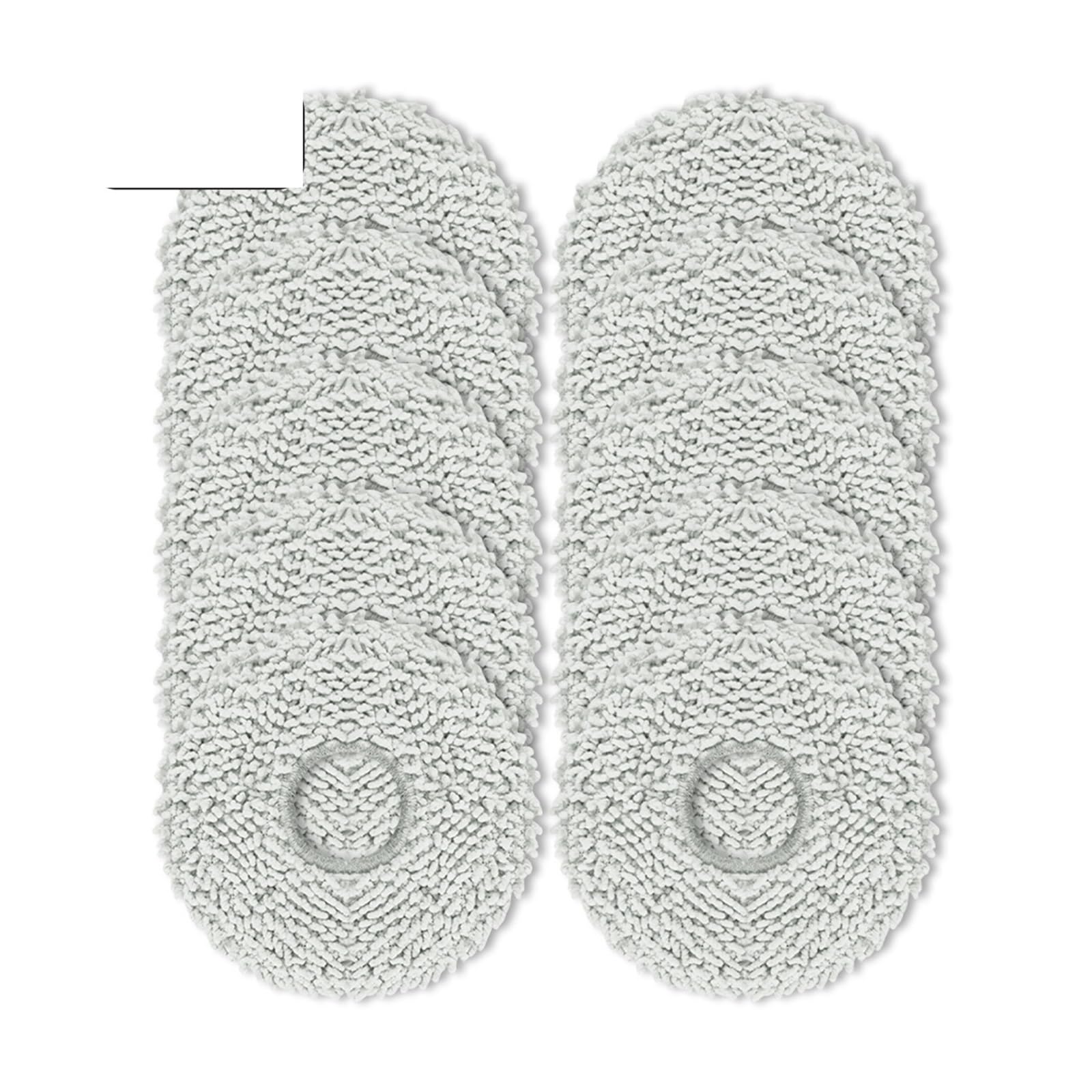 Chiffon microfibre pour Roborock Qrevo et Saros 10R : pack de 10 lavables