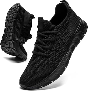 Running Shoes for Men Women Sneakers Walking Tennis Slip On Lightweight Breathable Athletic Shoes for Gym Jogging Casual Wear