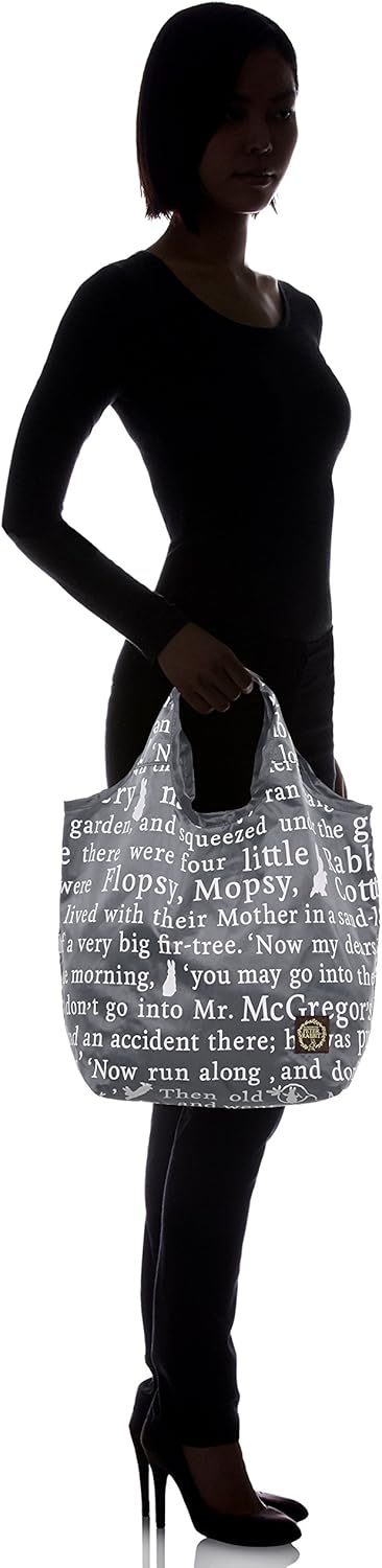 [ピーターラビット] コンパクト エコバッグ ロゴプリント 小さく畳める 1702-0626