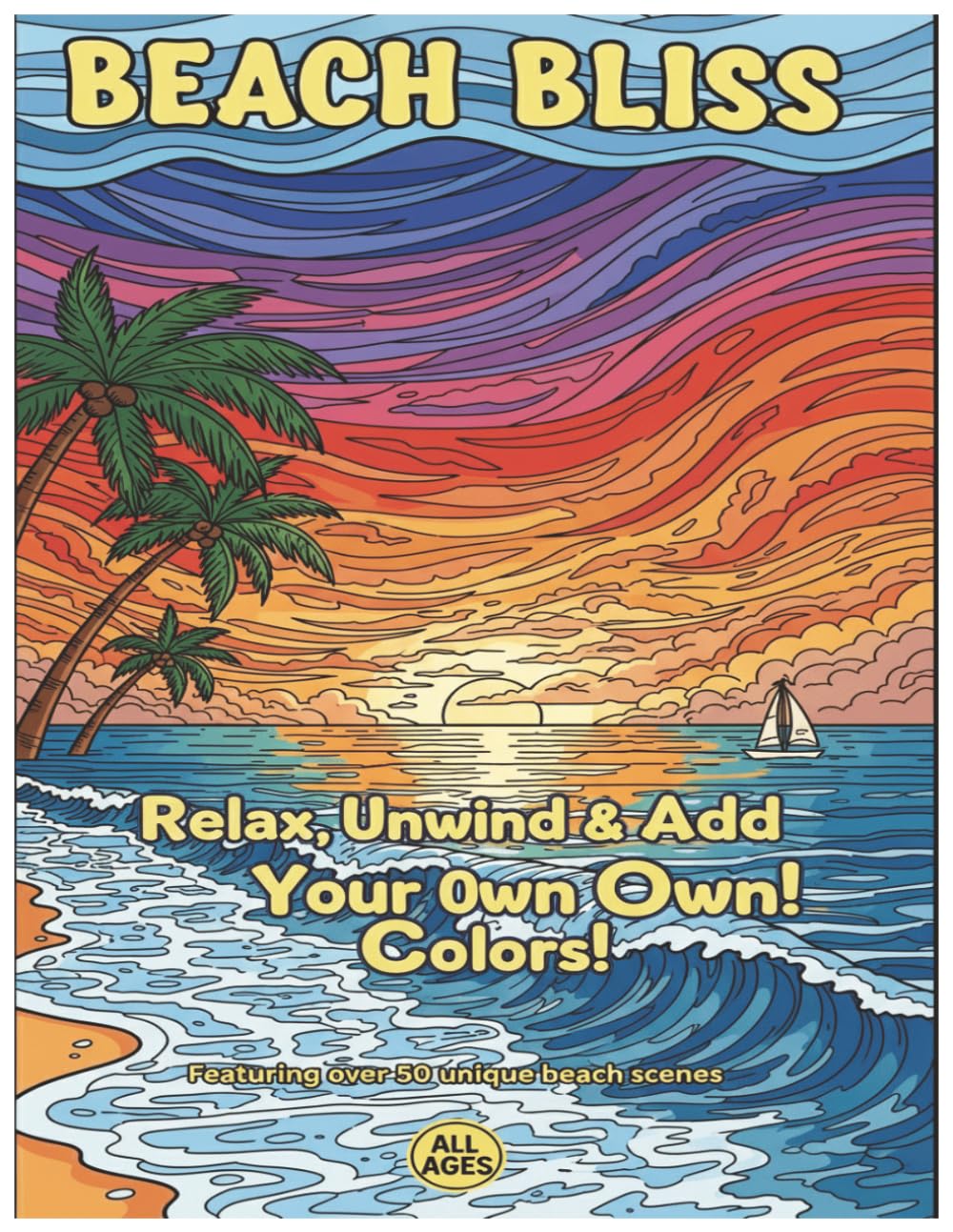 Beach Time Coloring Book