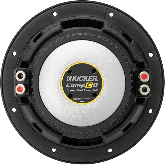 KICKER 50CWCD84 CompC 8 Subwoofer Dual Voice Coil 4-Ohm